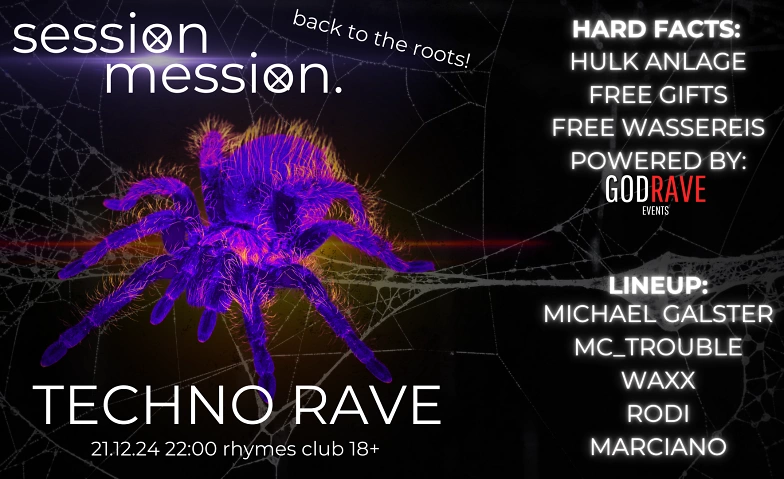 Event-Image for 'session-mession. / back to the roots! / TECHNORAVE'