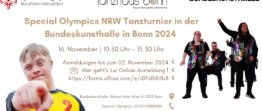 Event-Image for 'Special Olympics NRW Tanzturniere in der Bundeskunsthalle Bo'