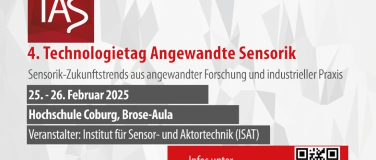 Event-Image for '4. Technologietag angewandte Sensorik (TAS)'