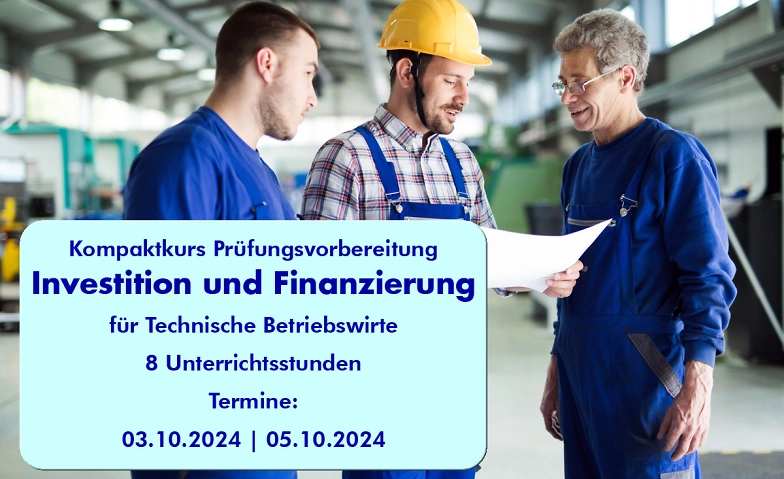 Event-Image for 'Investititon, Finanzierung, betriebliches Rechnungswesen'