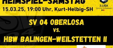 Event-Image for 'Heimspiel SV 04 Plauen-Oberlosa vs. HBW Balingen-Weilst. II'