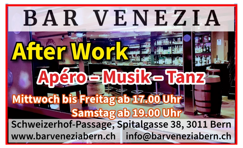 Event-Image for 'After Work – Apéro, Musik und Tanz'
