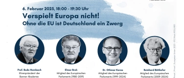 Event-Image for 'Verspielt Europa nicht-Ohne die EU ist Deutschland ein Zwerg'