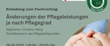 Event-Image for 'Vortrag: Änderungen der Pflegeleistungen je nach Pflegegrad'