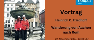 Event-Image for 'Vortrag: Wanderung von Aachen nach Rom'