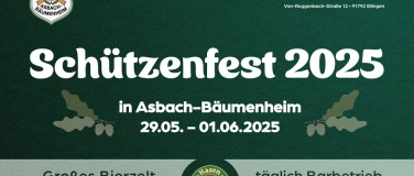 Event-Image for 'Schützenfest 125 Jahre VSG 1900 e.V. Asbach-Bäumenheim'